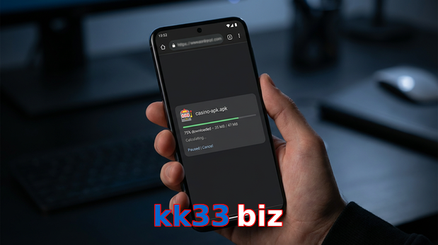 Main screen of Kk33 Biz apk page for PK players