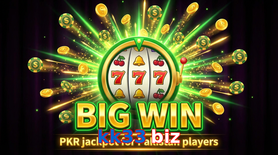 Big win animation on Kk33 Biz slot game