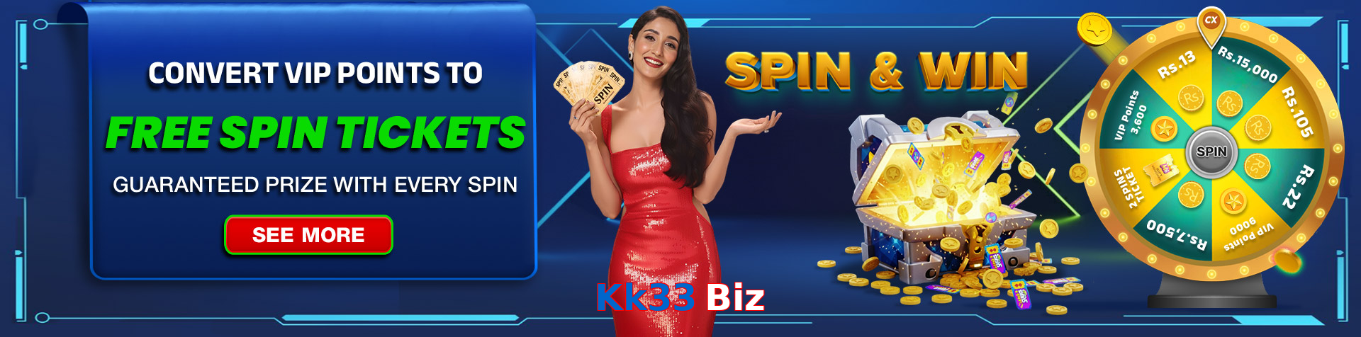 Main screen of Kk33 Biz pk page for PK players