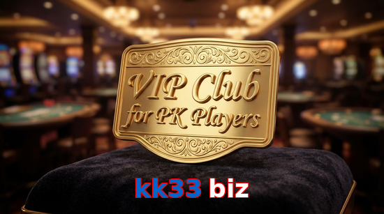 Main screen of Kk33 Biz vip page for PK players